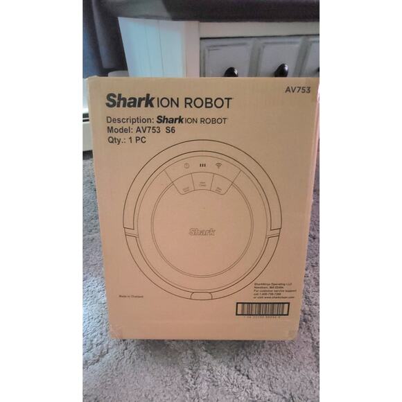 Shark AV753 ION Wifi & Alexa Connect Robot Vacuum Tri-Brush System 120 Min Run - Picture 1 of 7